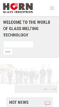 Mobile Screenshot of hornglass.com